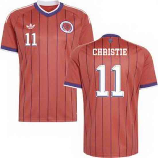 Men 11 Scotland Ryan Christie 2026 Home Replica Jersey 3